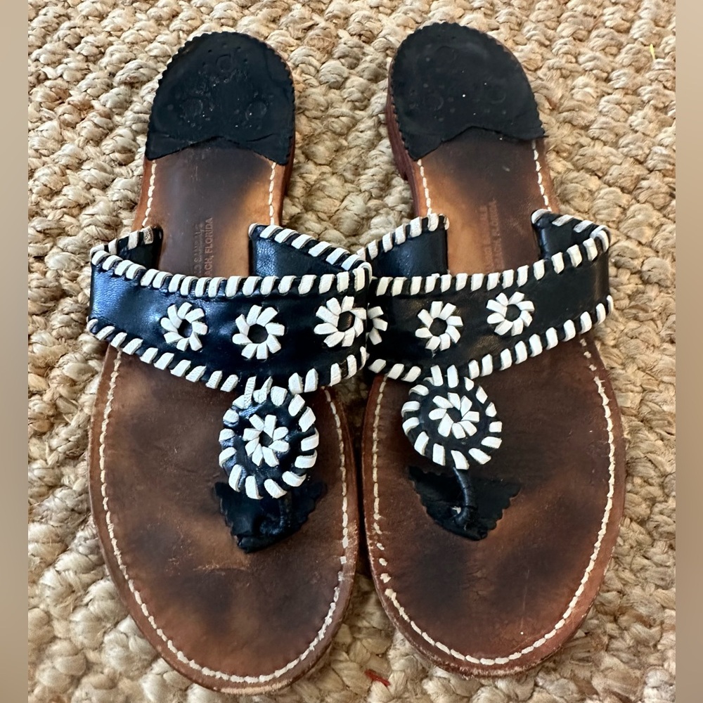 Bonanno Women's Leather Palm Beach Sandals SIZE 10
